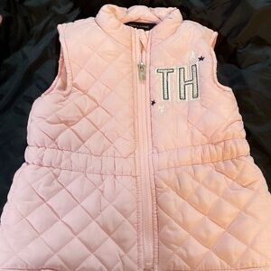Tommy Hilfiger Pink Quilted Kids Vest